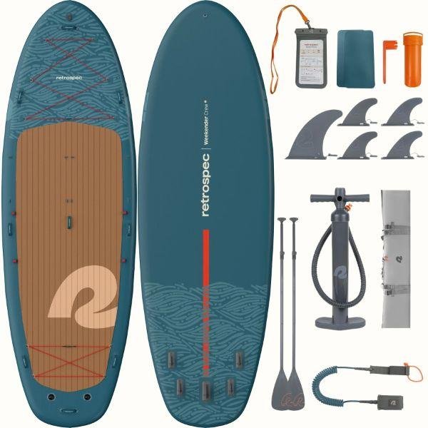 Retrospec Weekender Crew XL 15′ Multi-Person Inflatable Paddle Board